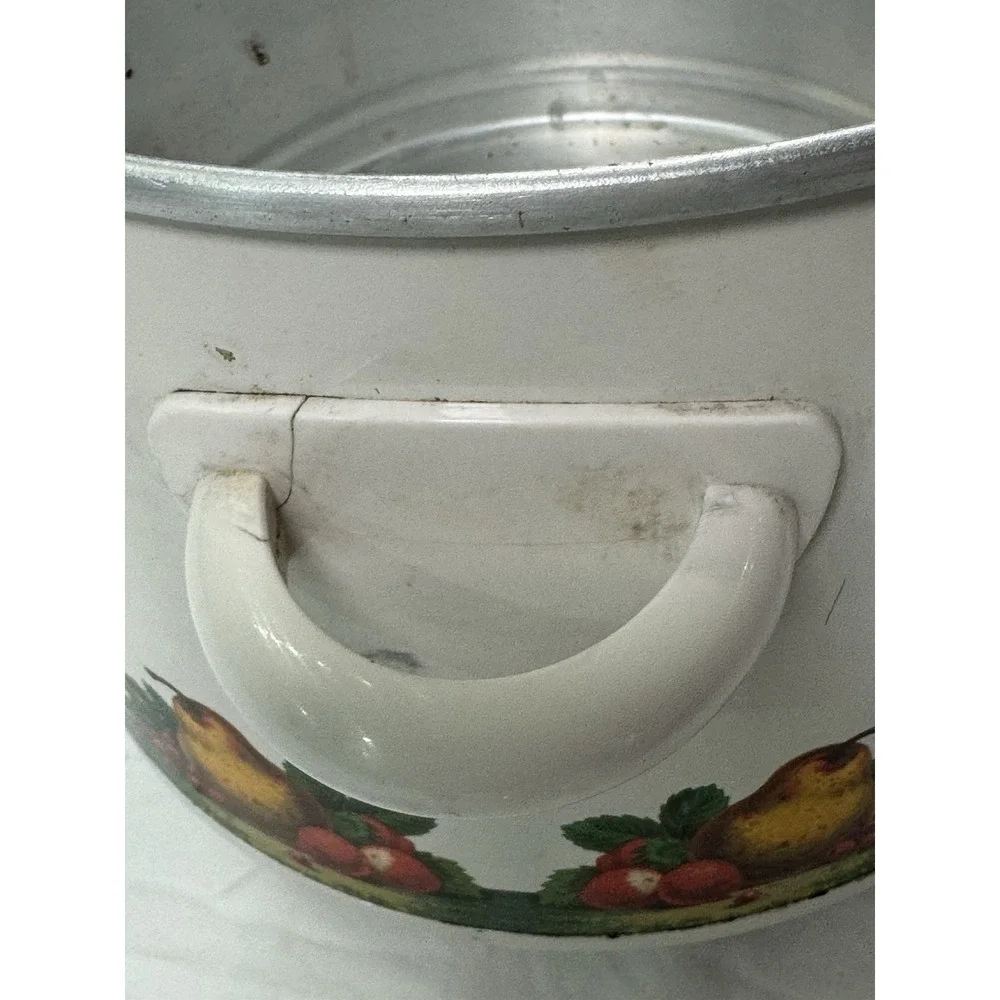 Vintage Rival Crock Pot Vegetable Pattern Model 3120 2.5 Qt Tested Works
